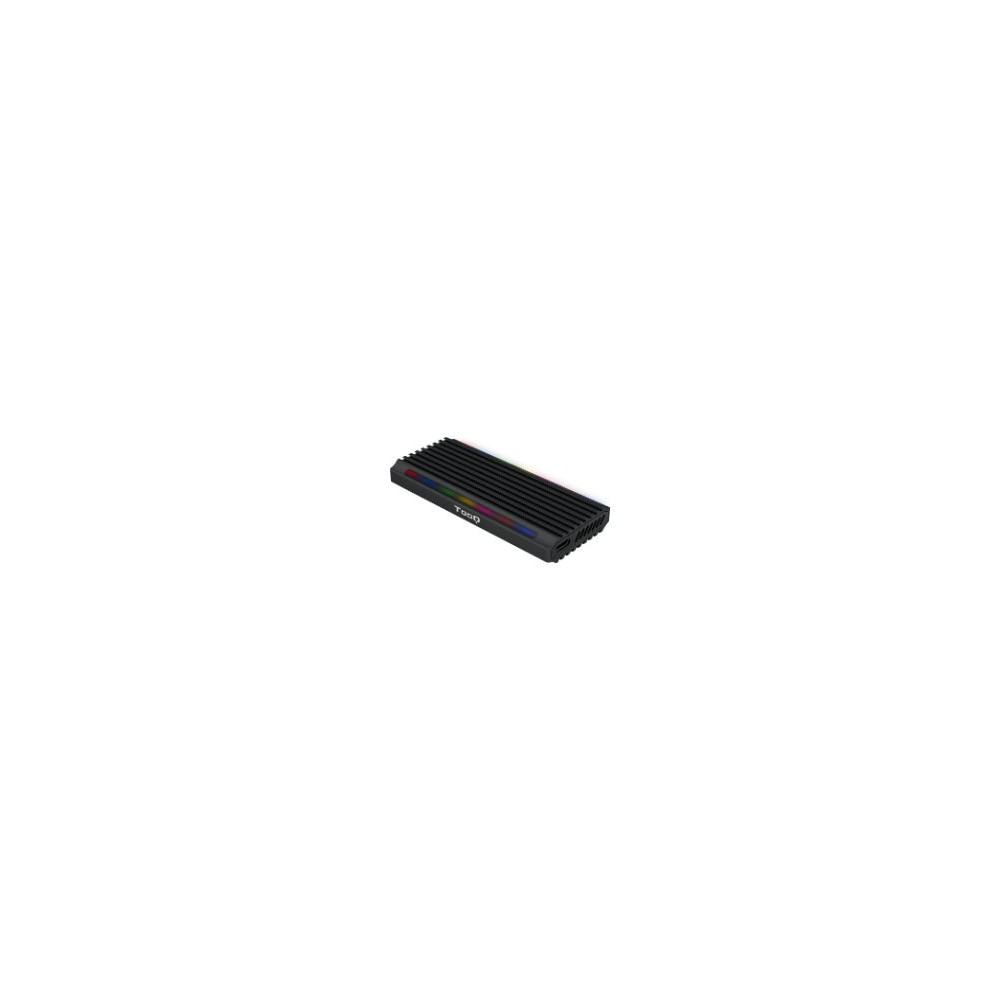 Caja Tooq Ssd M.2/pcie/sata Usb3 Rgb Negra (tqe-2222b)