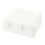 Roseta De Superficie Equip 2 Puertos Blanca (eq125124)