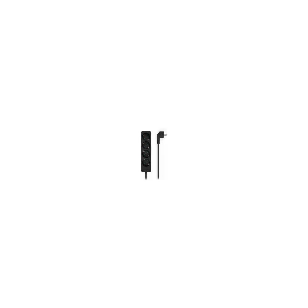 Regleta Aisens 4xschuko Cable 1.4m Negra (a154-0534)
