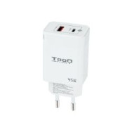 Cargador De Pared Tooq 45w Usb-a/c (tqwc-ganqcpd45wt)