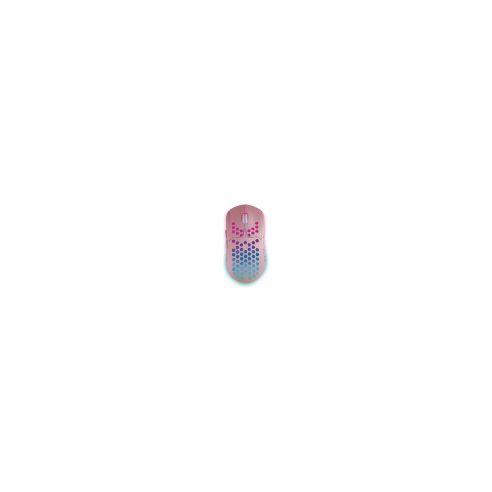 Ratón Mars Gaming Rgb Rf 3200dpi Rosa (mmw3p)