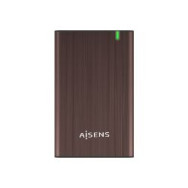 Caja Aisens Hdd 2.5" Sata Usb 3.0 Marrón (ase-2525bwn)