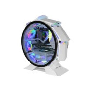 Caja Circular Mars Gaming Matx Mini-itx Blanca (mcorbw)