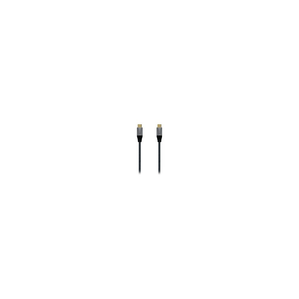 Cable Aisens Usb-c 4/m A Usb-c 4/m 2m Gris (a107-0634)