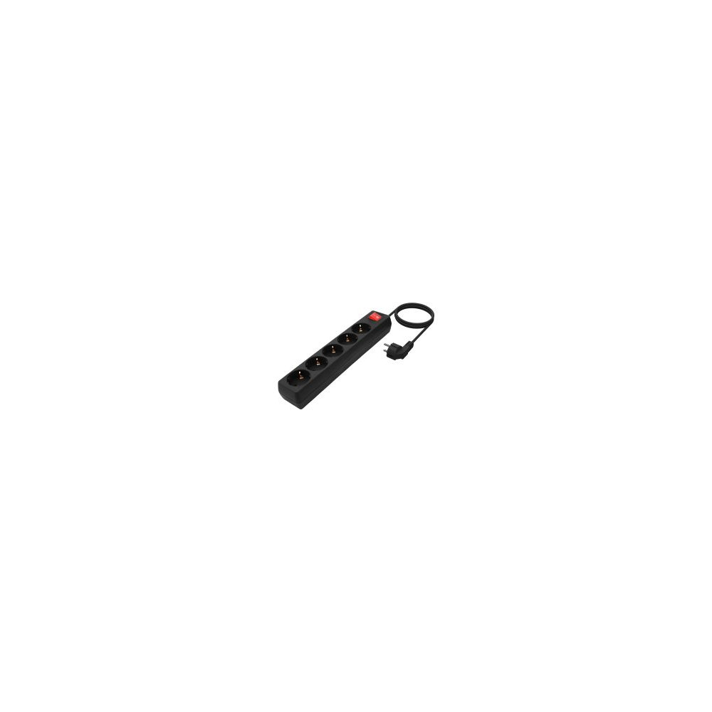 Regleta Aisens 5xschuko Interruptor Negra (a154-0652)