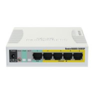 Switch Mikrotik 5xrj45 Gbe 1xsfp Poe (css106-1g-4p-1s)