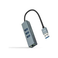 Adaptador Nanocable Usb-a A 3xusb-a/rj45 (10030407)