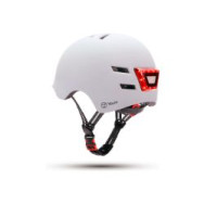 Casco Youin Led Frontal/trasera Talla L Blanco (ma1011)
