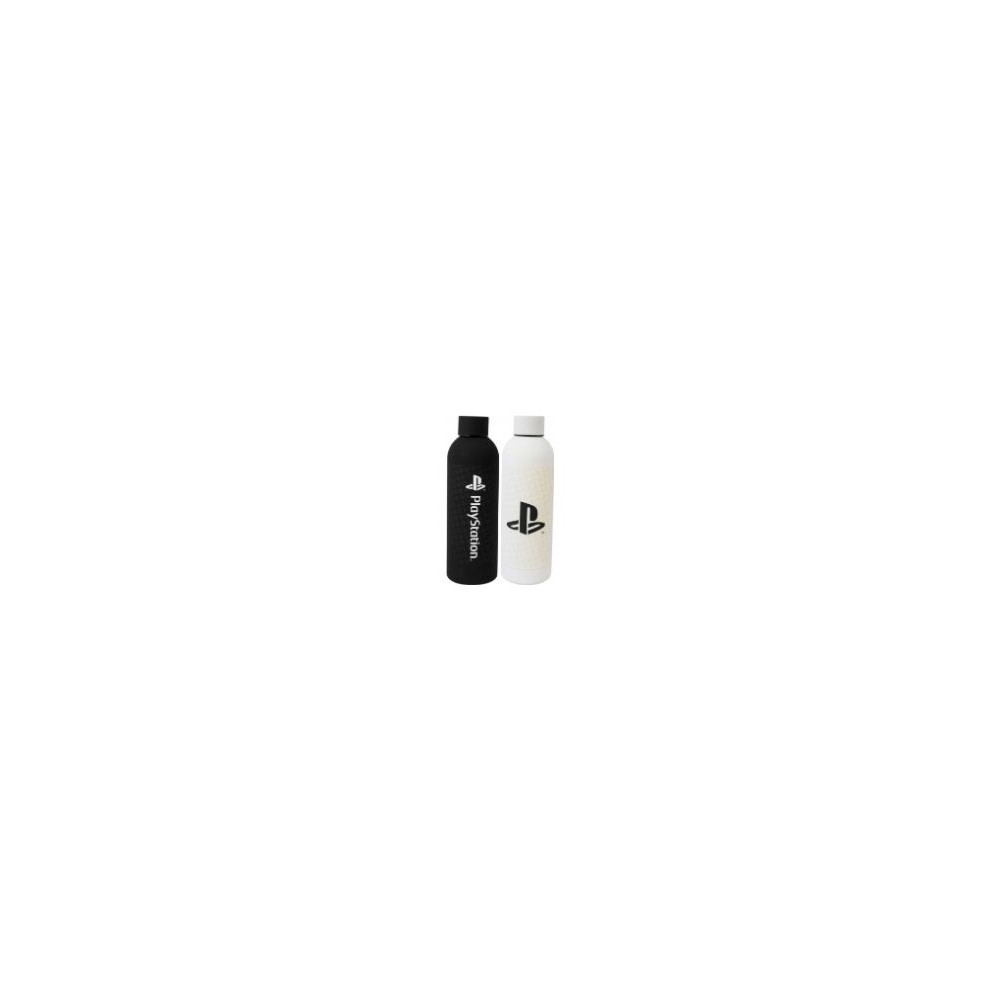 Botella Acero 600ml Playstation Blanca/negra Plsz00321