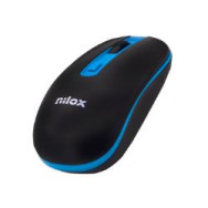 Ratón Nilox Wireless 1000dpi Negro/azul (nxmowi2003)