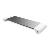 Soporte Celly Monitor 4xusb Gris/blanco (swdeskhubwh)