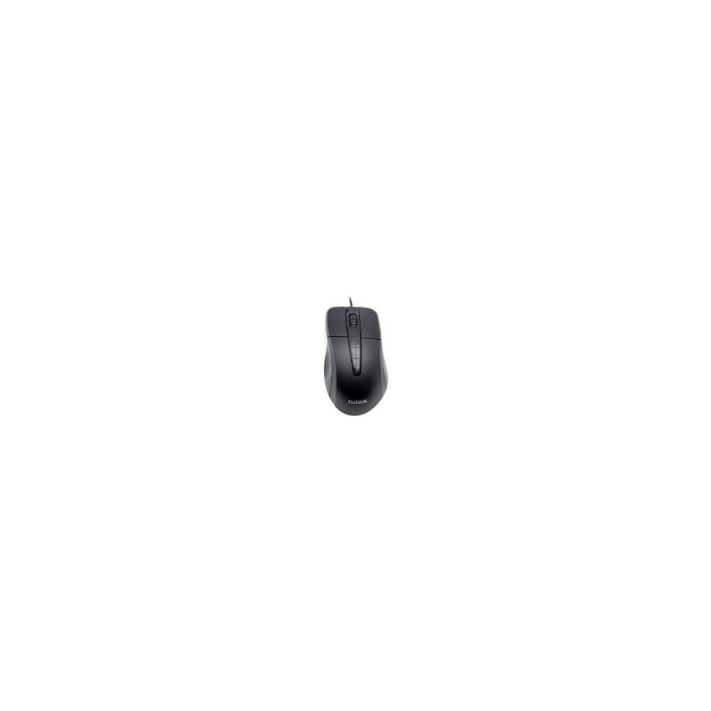 Ratón Nilox Óptico Usb-a 1000dpi Negro (mousb1001)