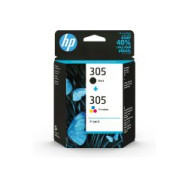 Tinta Hp 305 Pack Negro/tricolor 120/100 Pág (6zd17ae)