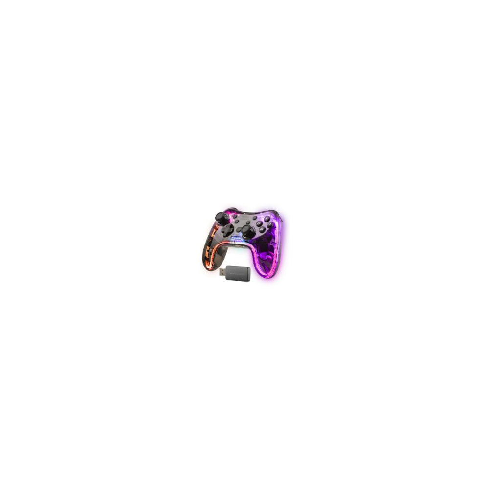 Gamepad Mars Gaming Rgb Inalámbrico Rf Negro (mgp24)