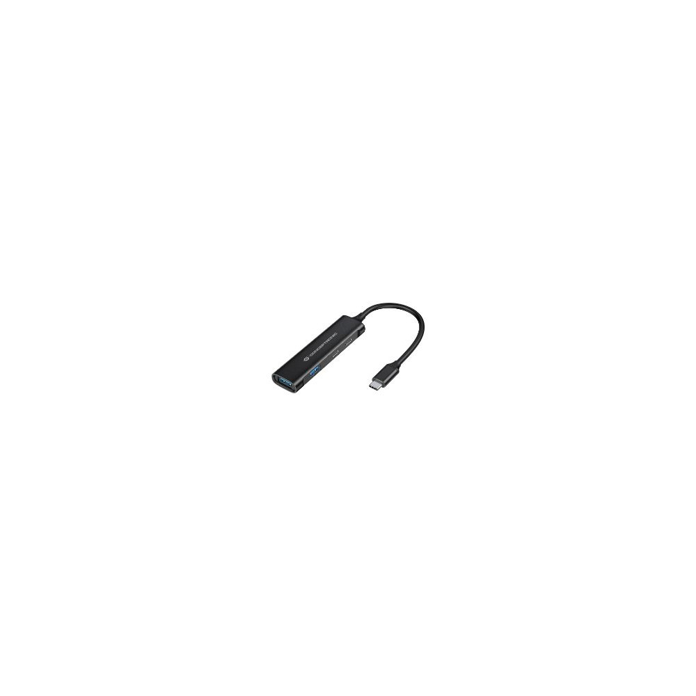Hub Conceptronic Usb-c A 4xusb-a/c Negro (hubbies12b)