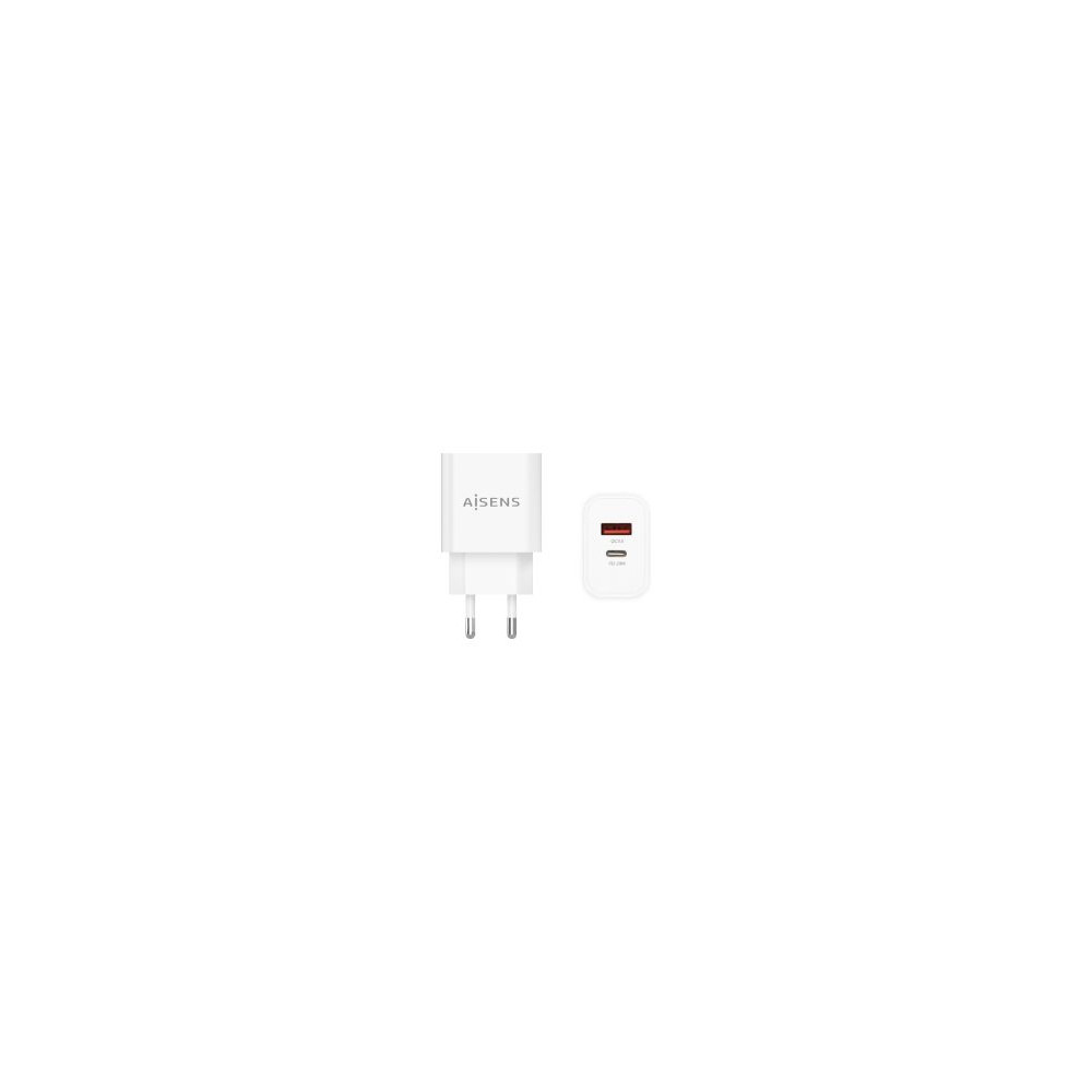 Cargador De Pared Aisens 20w Usb-a/c Blanco (a110-0681)