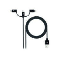 Nanocable Usb-a A Lightning/musb/usb-c 1m (10.01.3200)