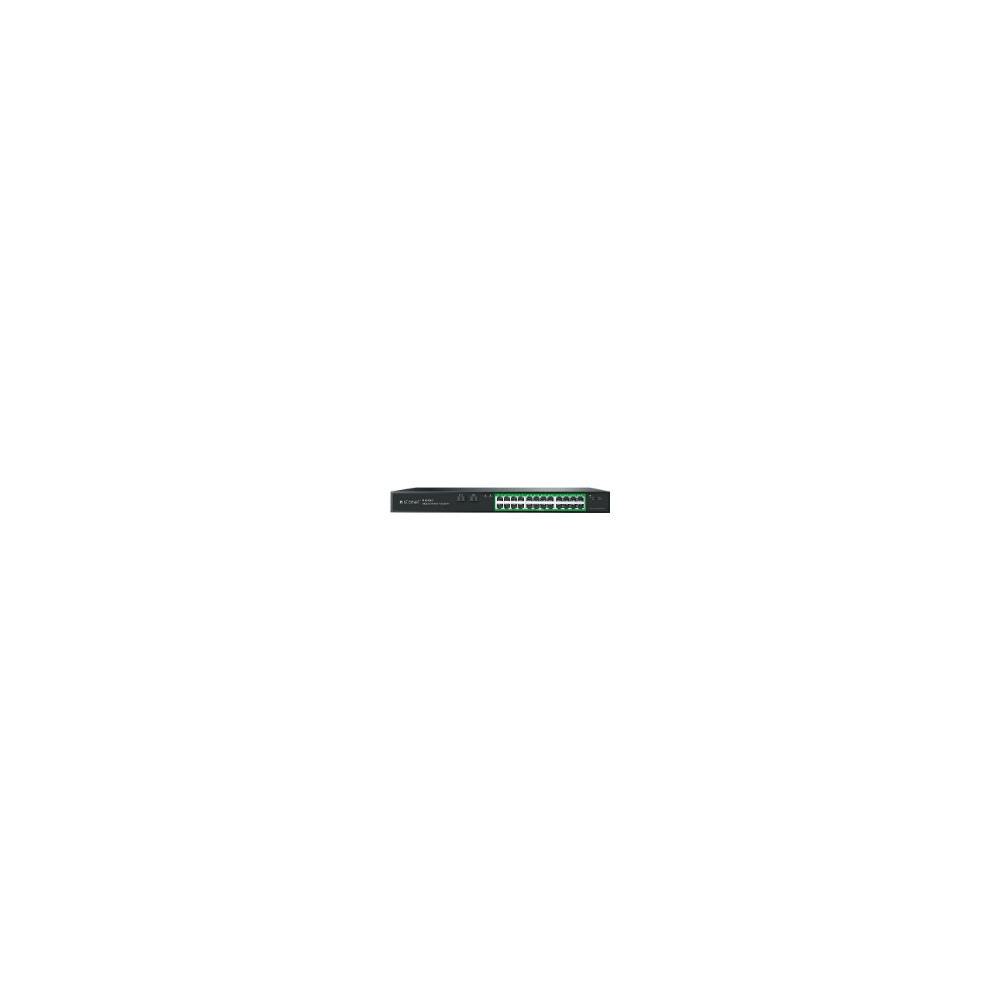 Switch Stonet 24xrj45 Gbe 2xsfp Poe Rack Negro (p124gc)