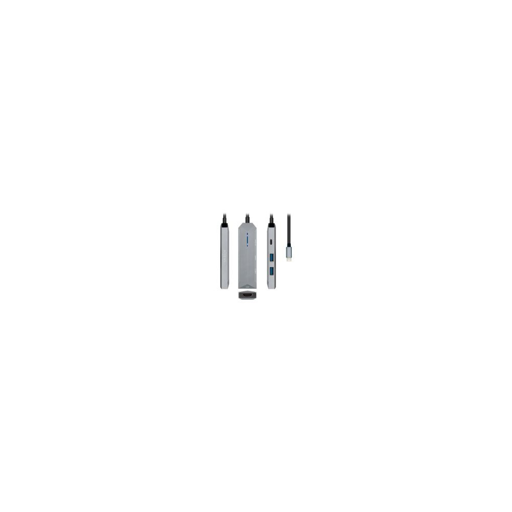 Adaptador Aisens 4en1 Usb-c 15cm Gris (asuc-4p002-gr)