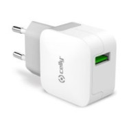 Cargador De Pared Celly 1xusb-a Blanco (tcusbturbo)