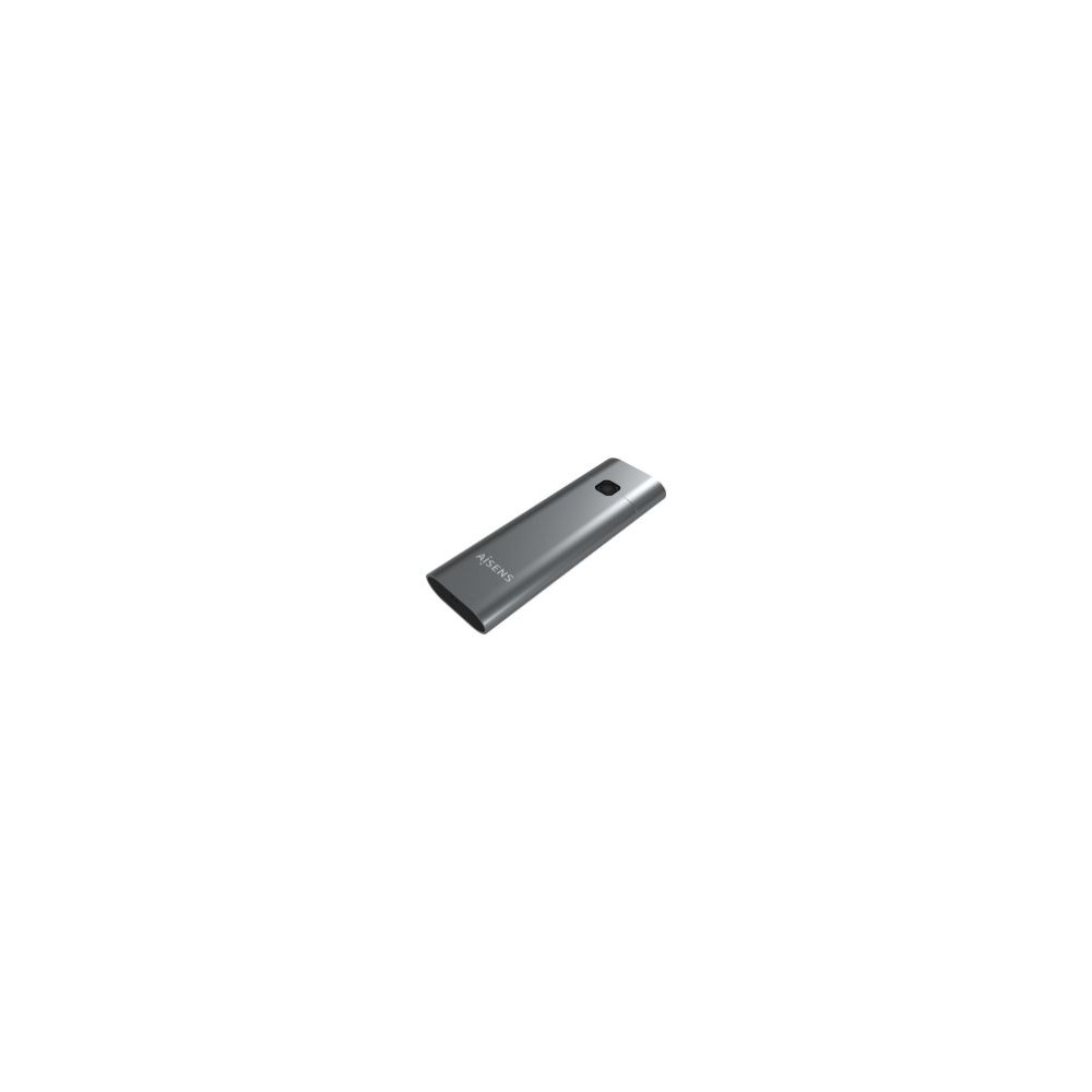 Caja Aisens Ssd M.2 Nvme Usb-c 3.1 Gris (asm2-021gr)