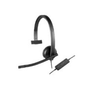Auricular+micro Logitech H570e Usb Negros (981-000571)