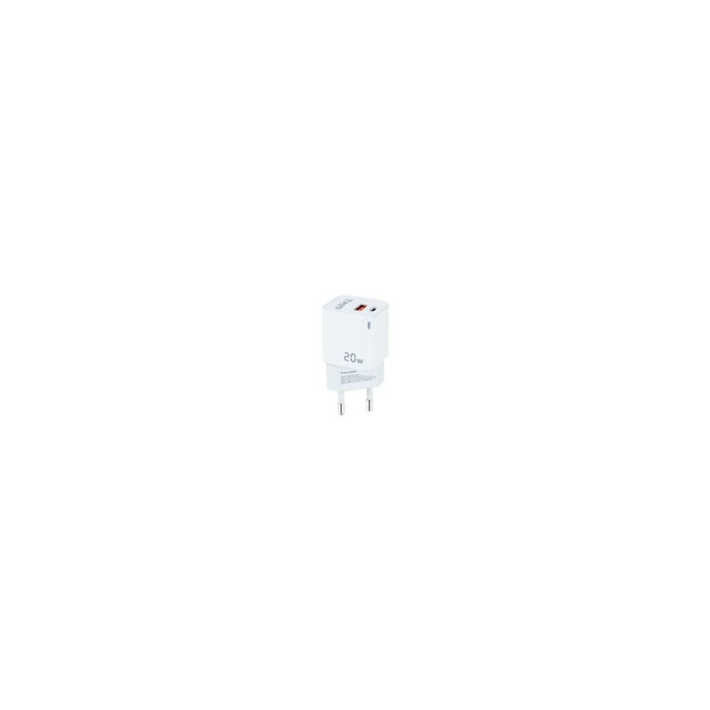 Cargador Pared Tooq 20w Usb-a/c Blanco (tqwc-qcpd20wt)