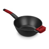 Sartén Bra Wok Premiere 28cm Negro/rojo (a412028)