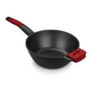 Sartén Bra Wok Premiere 28cm Negro/rojo (a412028)