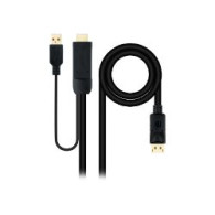 Nanocable Usb-a/hdmi/m A Dp/m 1.8m Negro (10.15.4352)
