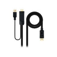 Nanocable Usb-a/hdmi/m A Dp/m 1.8m Negro (10.15.4352)
