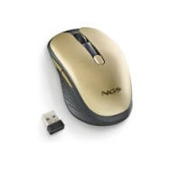 Ratón Ngs Óptico Rf 2.4ghz 1600dpi Dorado (evorustgold)