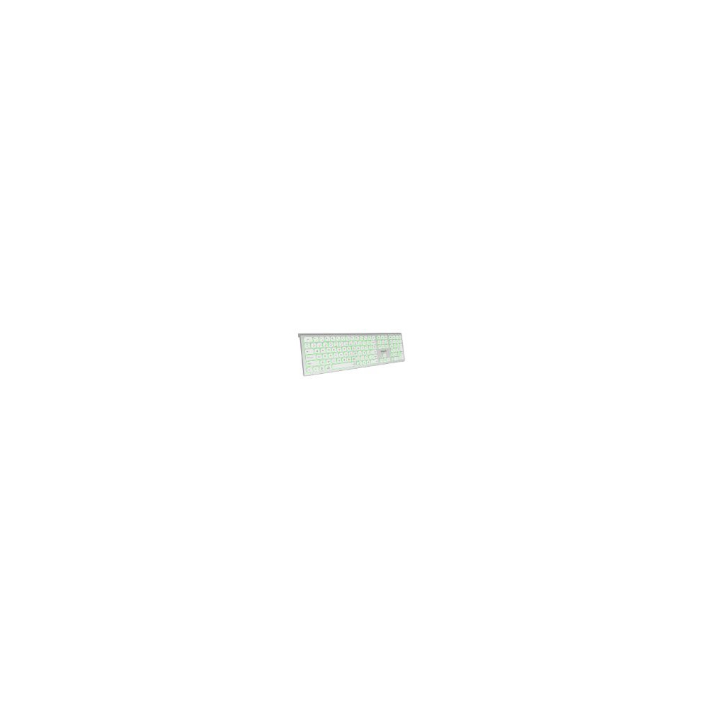 Teclado Subblim Master Bt Plata/blanco (subkb-3mie300)