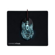 Pack Gaming Trust Ratón+alfombrilla Rgb Negro (24752)