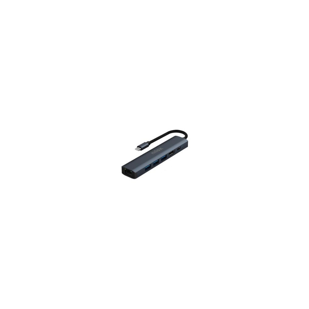Docking Station Nilox Usb-c 6 Puertos (nxdsusbc06)