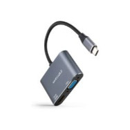 Adaptador Nanocable Usb-c/m-hdmi/vga Gris (10.16.4303)