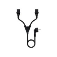 Nanocable Schuko/m A 2xc13/h 1.8m Negro (10.22.0100)