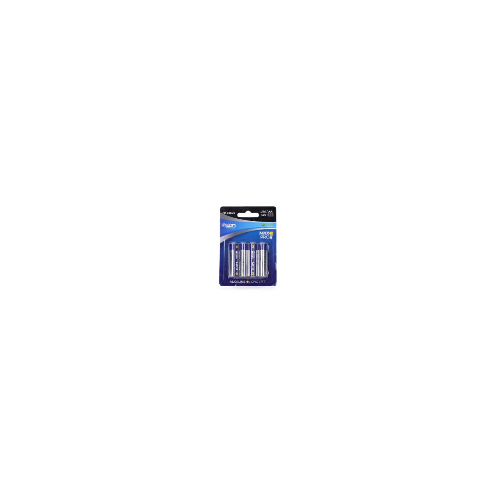 Pack 4 Pilas Edm Aa Alcalinas Lr06 1.5v (38500)