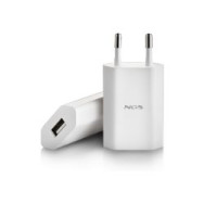Cargador De Pared Ngs 5w 1xusb 2.0 Blanco (bucketace)