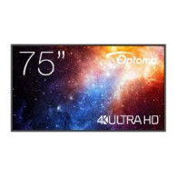 Monitor Optoma 75 Uhd 500cd 24/7 (h1f2c0gbw101)