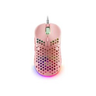 Ratón Mars Gaming Rgb Usb-a 12800dpi Rosa (mm55p)