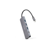 Hub Nanocable Usb-c A 1xusb-a/1xusb-c Gris (10.16.4409)