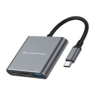 Adaptador Conceptronic Usb-c A Hdmi/usb-a/c (donn18g)