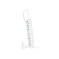 Regleta Nanocable 6xschuko 1.4m Blanca (10.37.0006-ns)