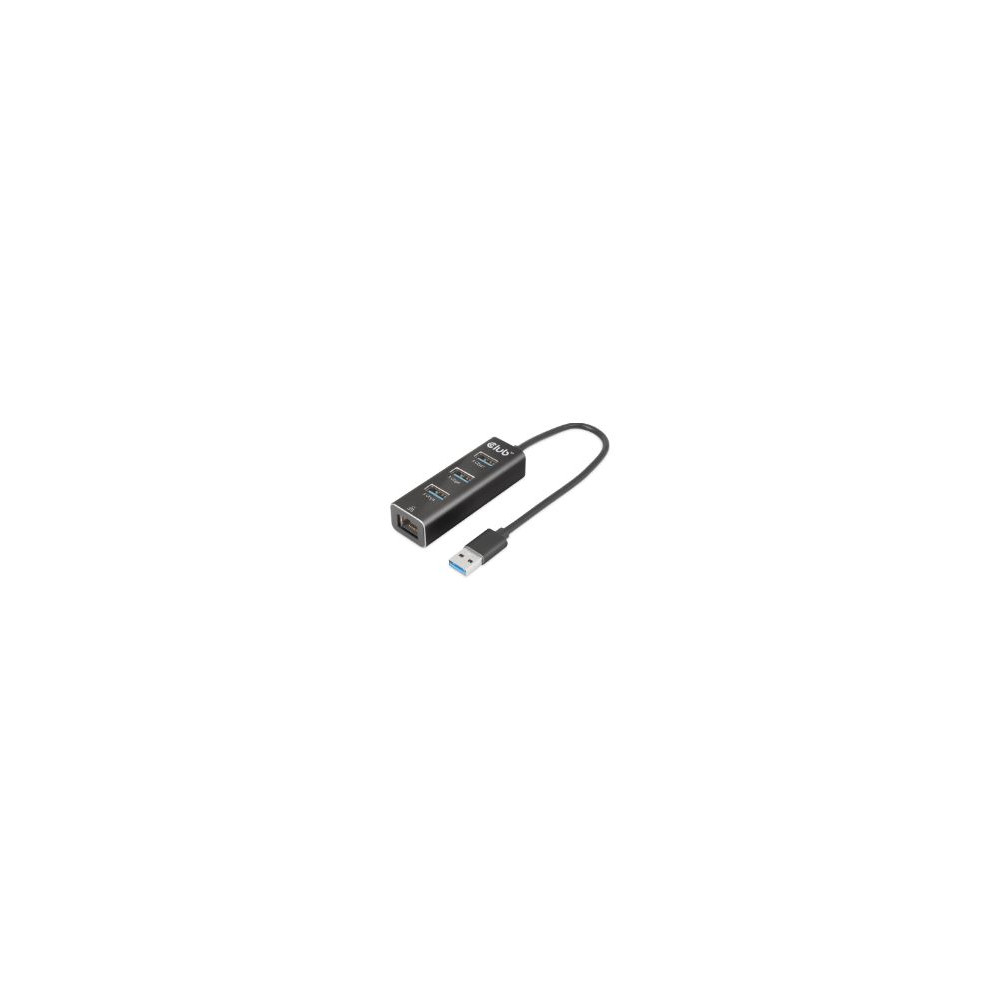 Hub Club 3d Usb-a A 3xusb-a 3.0/rj45 Negro (csv-1430a)