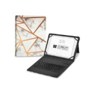 Funda+teclado Subblim 9.6"-11" Blanca (subkt5-bttw10)