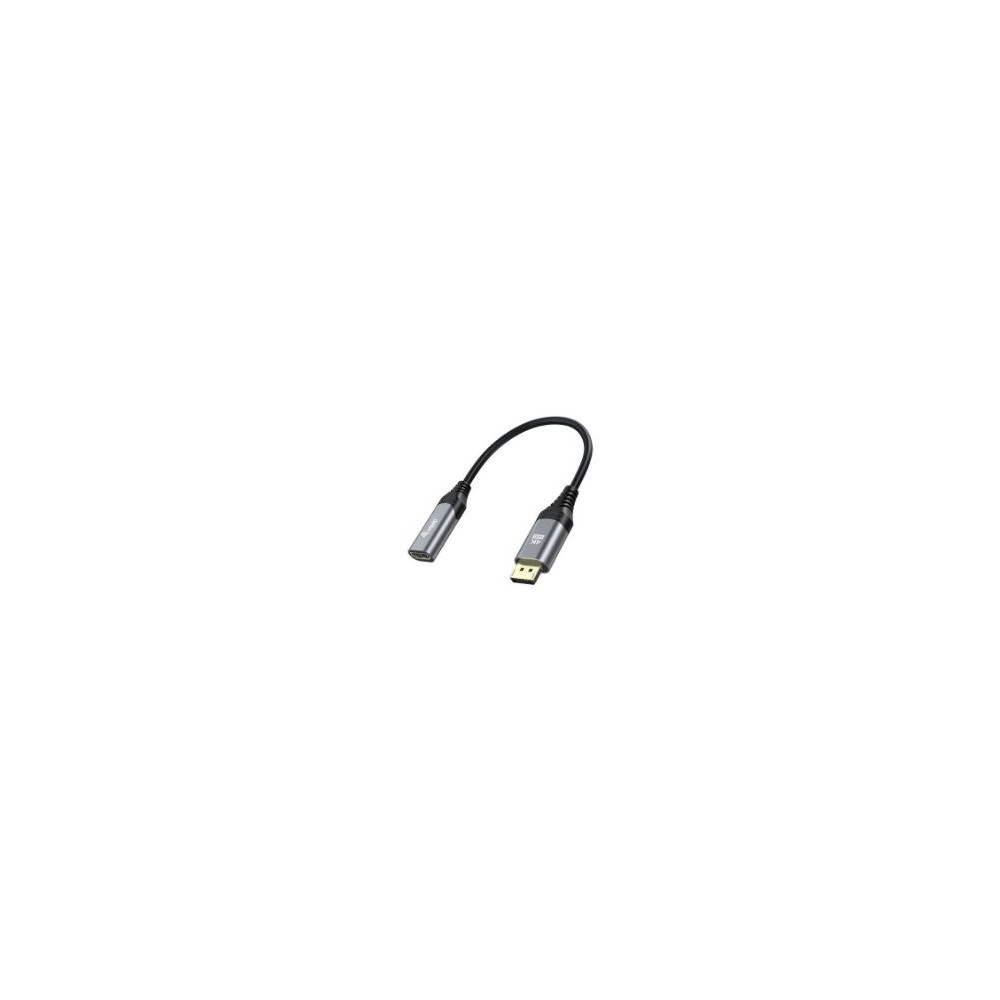Cable Equip Dp 1.2 A Hdmi/h 15cm Gris/negro (eq133445)