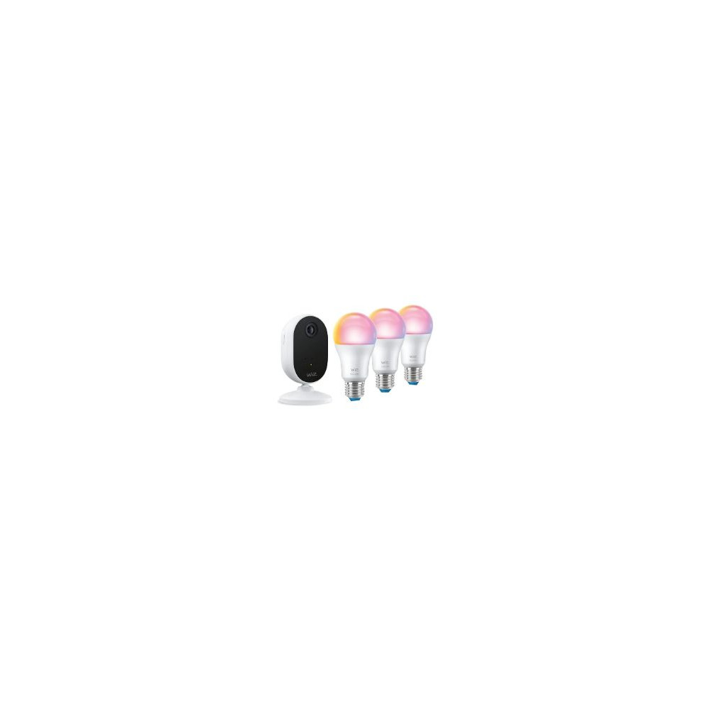 Kit Vigilancia Wiz Cámara Ip+3 Bombillas (929003317801)
