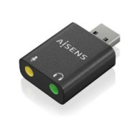 Tarjeta De Sonido Aisens Usb-a/m-2x3.5mm/h (a106-0768)