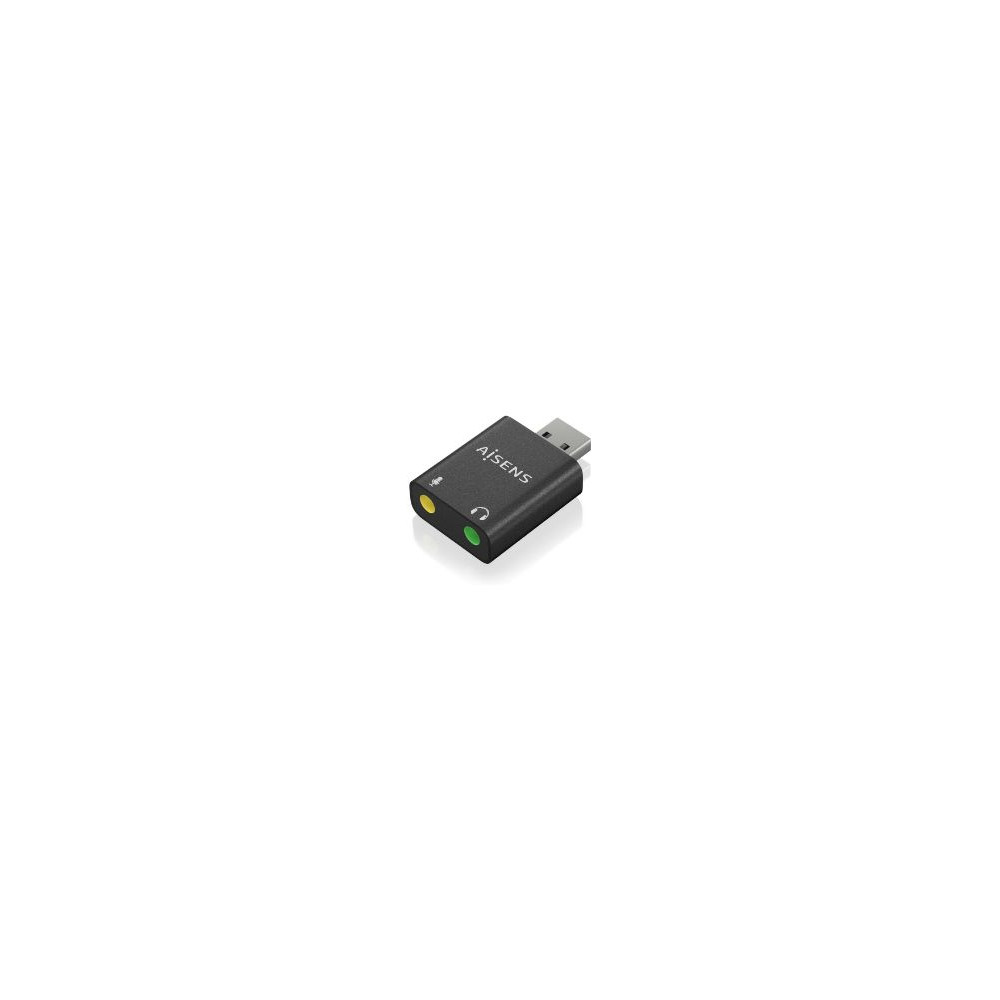 Tarjeta De Sonido Aisens Usb-a/m-2x3.5mm/h (a106-0768)